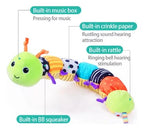Peluche Oruga Sensorial Musica Gusano Juego Gav Import