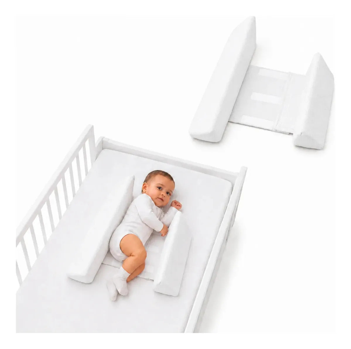 Almohada Cojin Antivuelco Posicionador Lateral Bebe Antigiro