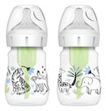 Pack 2 Mamaderas Boca Ancha Dr. Brown's Option+ 150ml Jungla