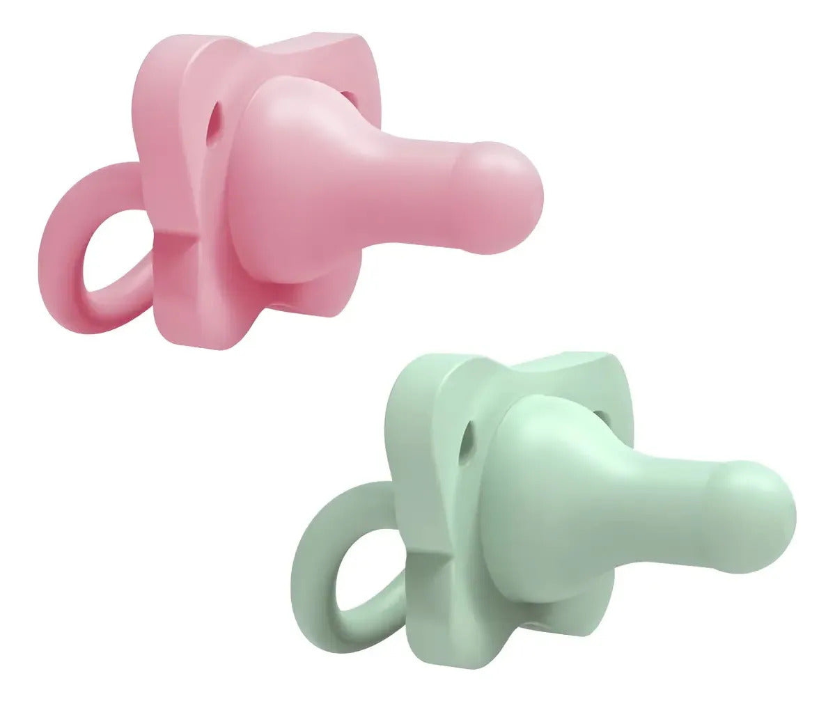 Chupones Silicona Dr Brown's Happypaci 0-6 Meses Rosa Verde