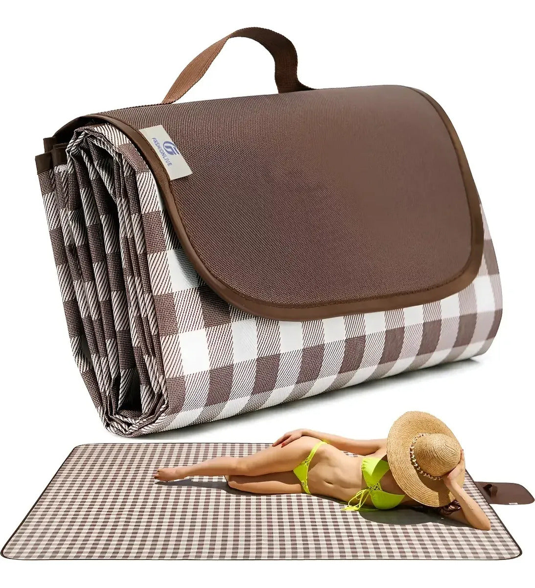 Manta Picnic Para Camping O Playa Impermeable 180 X 150