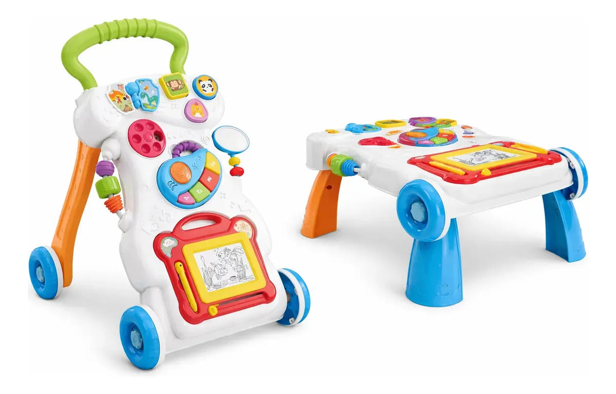 Caminadora Andador 2 En 1, Con Mesa, Luz Y Música