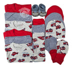 Pack Ajuar Bebe 100% Algodon 16 Piezas, Baby Shower