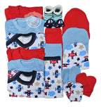 Pack Ajuar Bebe 100% Algodon 16 Piezas, Baby Shower