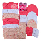 Pack Ajuar Bebe 100% Algodon 16 Piezas, Baby Shower