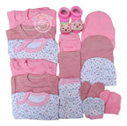 Pack Ajuar Bebe 100% Algodon 16 Piezas, Baby Shower
