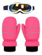 Guantes Mitones + Antiparras Para Nieve Niños De 1 A 5 Años