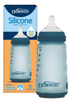 Mamadera Anticólico Silicona Boca Ancha Dr. Brown's 270ml