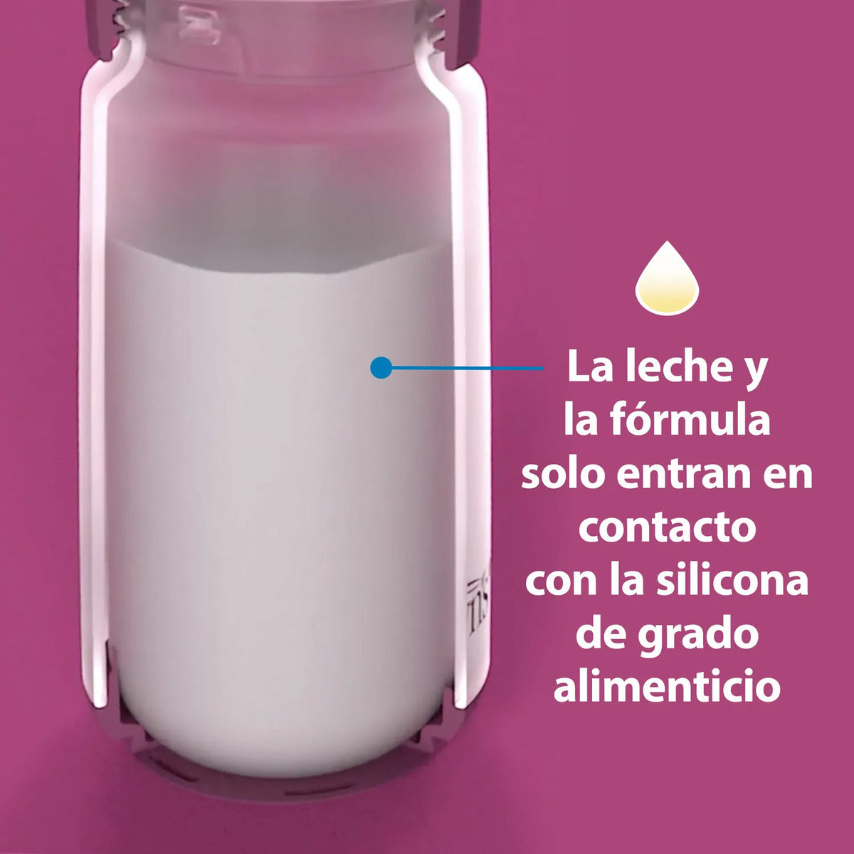 Mamadera Anticólico Silicona Boca Ancha Dr. Brown's 270ml
