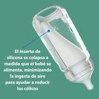 Mamadera Anticólico Silicona Boca Ancha Dr. Brown's 270ml