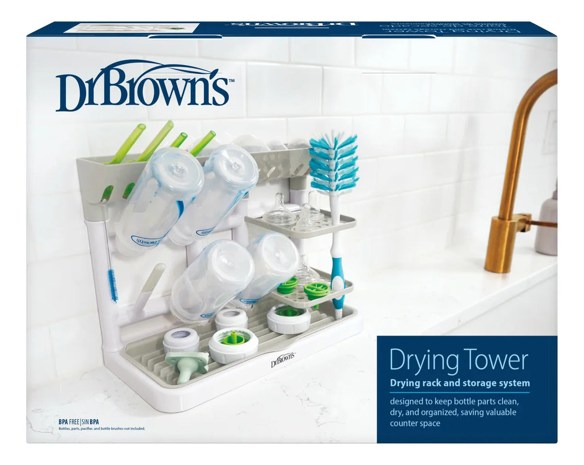 Escurridor Rack Universal Para Mamaderas Dr. Brown's Gris