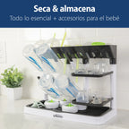 Escurridor Rack Universal Para Mamaderas Dr. Brown's Gris