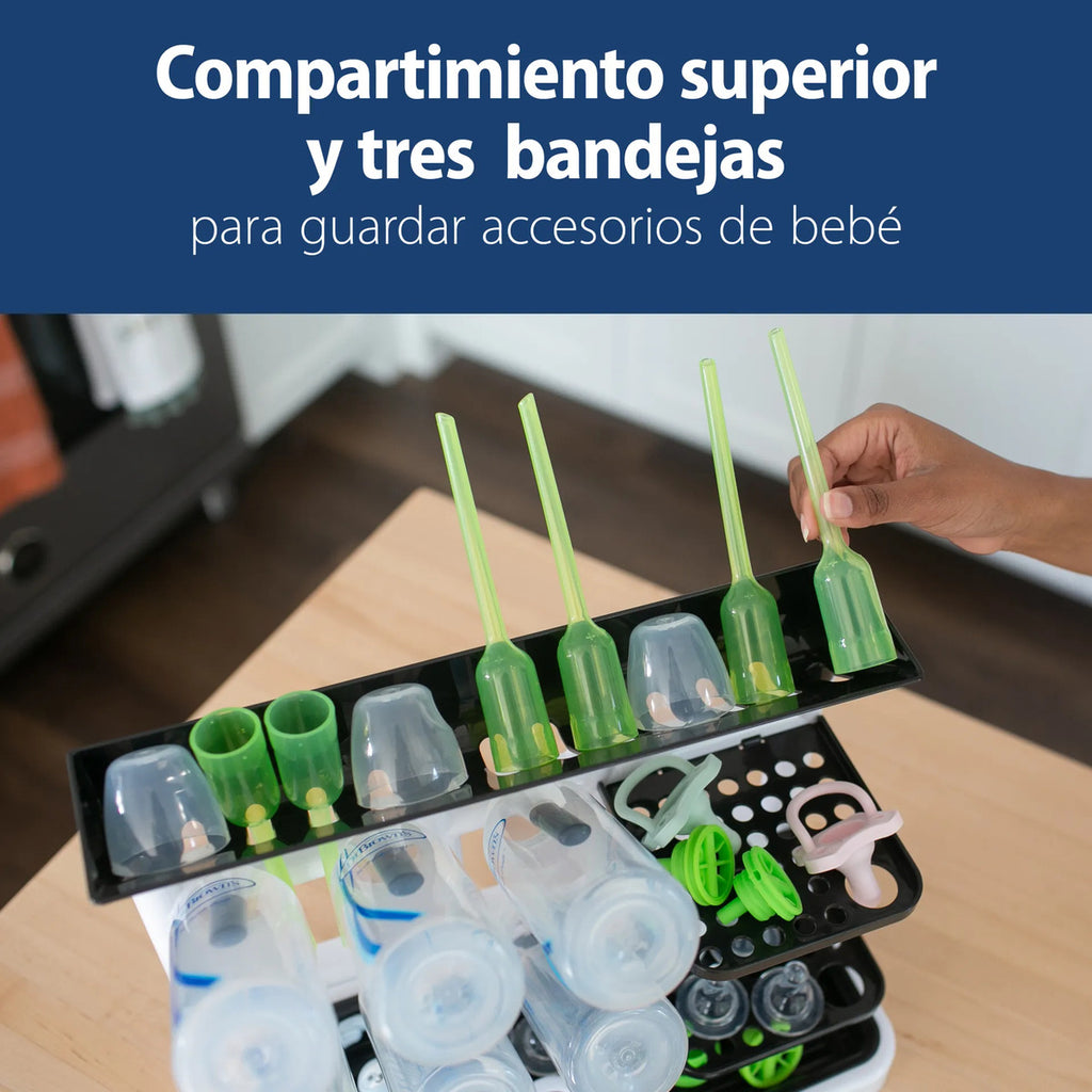 Escurridor Rack Universal Para Mamaderas Dr. Brown's Gris