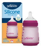 Mamadera Anticólico Dr. Brown's Boca Ancha Silicona 150ml