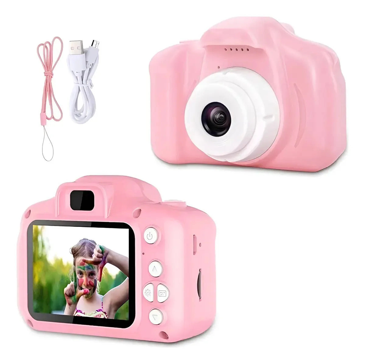 Mini Cámara Fotográfica Digital Para Niños Portátil, Juguete