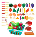 Canasto de frutas, verduras y accesorios de juguete ALI-0582