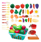 Canasto de frutas, verduras y accesorios de juguete ALI-0582