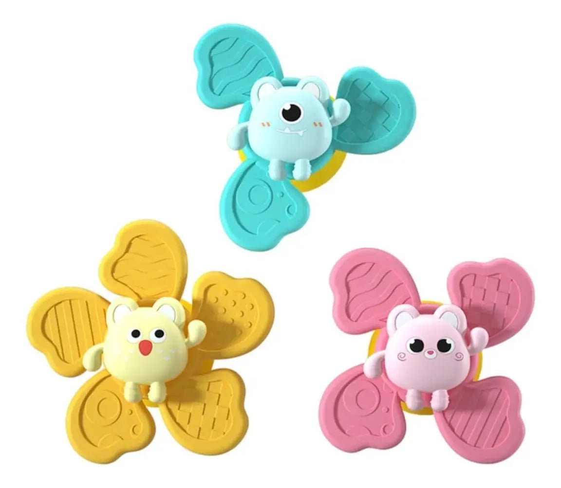 Set de tres juguetes spinner con ventosa, referencia BMB-ACC-00005