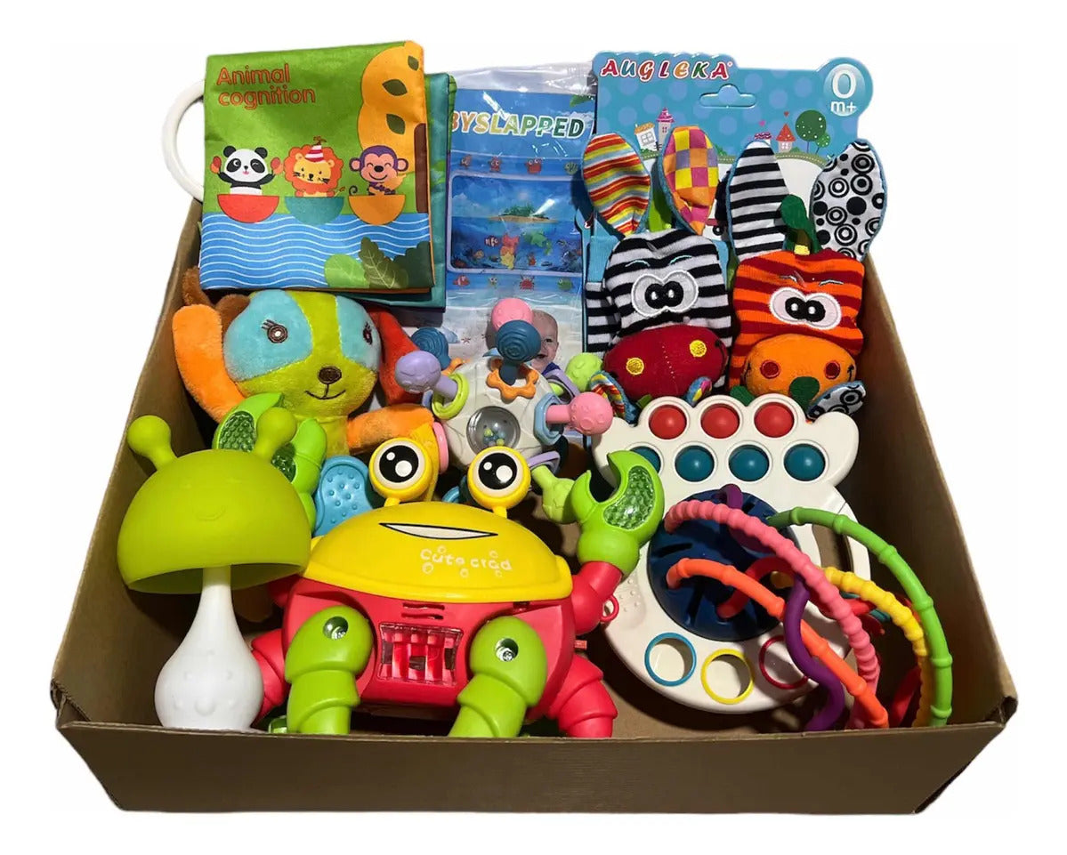 Box De Juguetes Sensorial Para Bebé Estimulación, Juegos