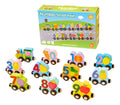 Juego Tren Autos Magneticos, Educativo Montessori Gav Import