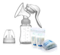 Extractor De Leche Manual + 30 Bolsas Almacenadora De Leche