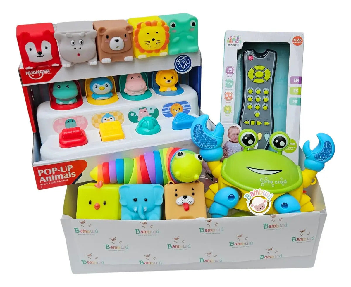 Box Juguetes Estimulación Sensorial Bebe 12-24m, Baby Shower