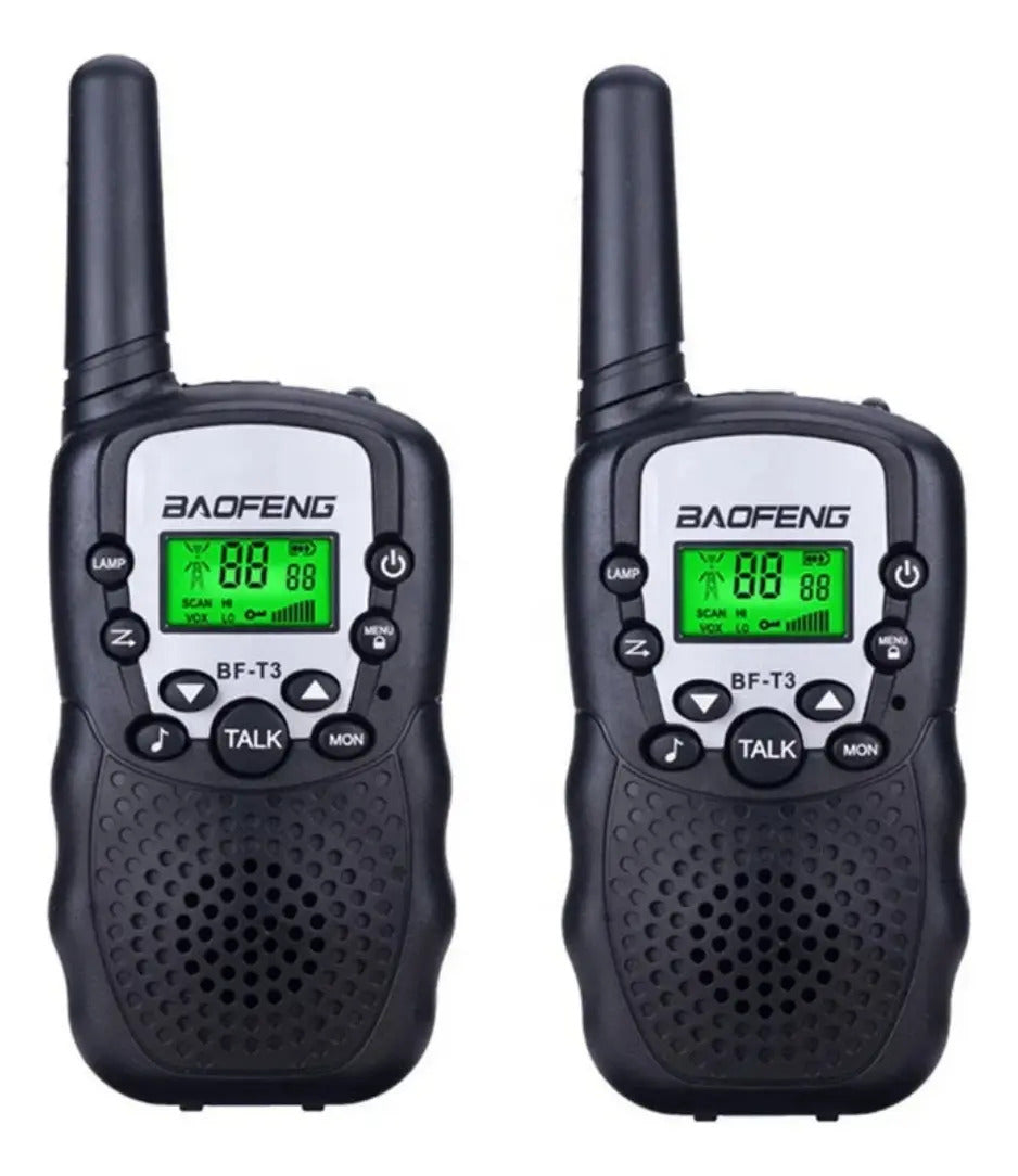 Walkie talkie infantil, presentación negra de la publicación MLC1821090573