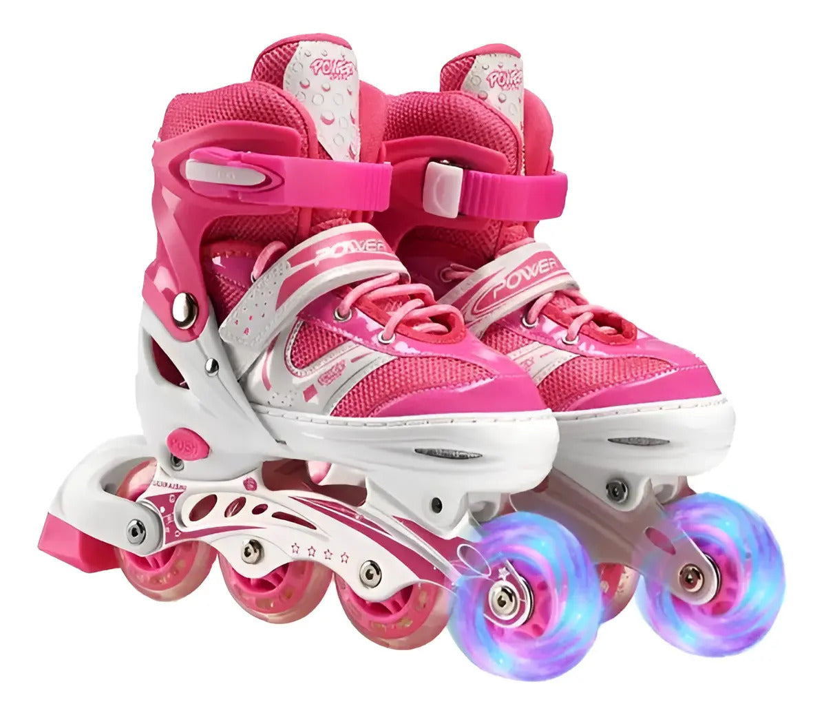 Patines lineales rosados
