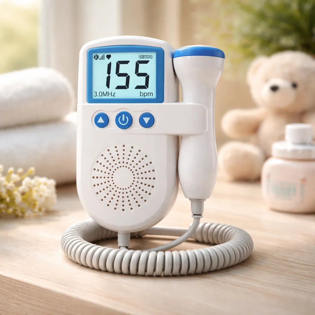 Doppler Fetal Portátil con Pantalla y Sonda · 1
