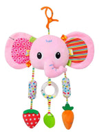 Sonajero elefante rosa