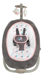Silla Mecedora Nido Plegable con Barra de Juguetes