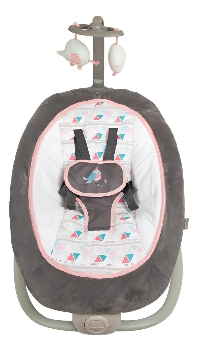 Silla Mecedora Nido Plegable con Barra de Juguetes