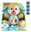 Peluche perro con luz y música