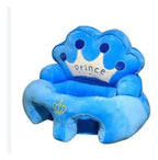 Cojín de apoyo bebé diseño corona celeste