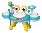 Tambor musical de juguete cangrejo celeste