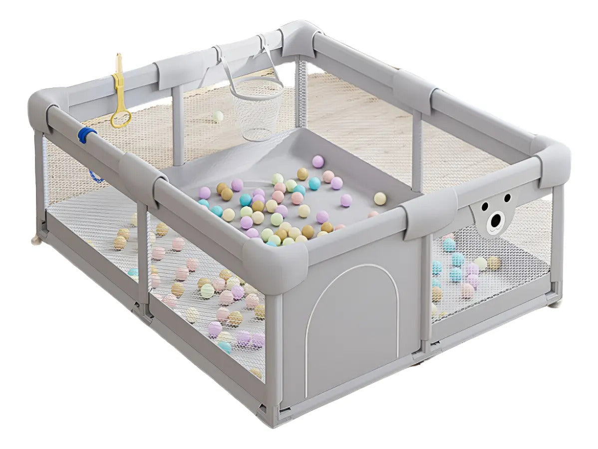 Corral de juegos bebé de 150 por 180 cm con accesorios