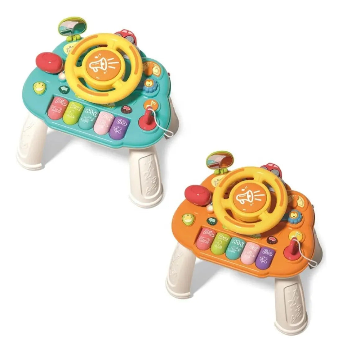 Mesa musical de actividades bebé con volante