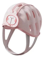 Casco acolchado ajustable para bebé rosa