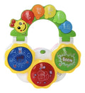 Tambor musical interactivo diseño oruga para bebé