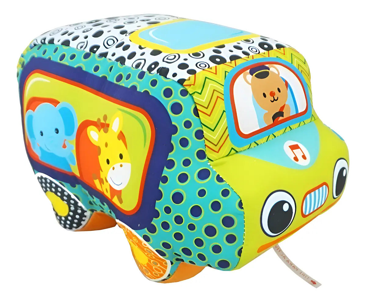 Peluche autobús musical para bebé
