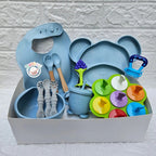 Kit De Alimentación Silicona, Plato Bebe Gav Import