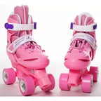 Patines Roller 4 Ruedas + Kit De Protección Casco