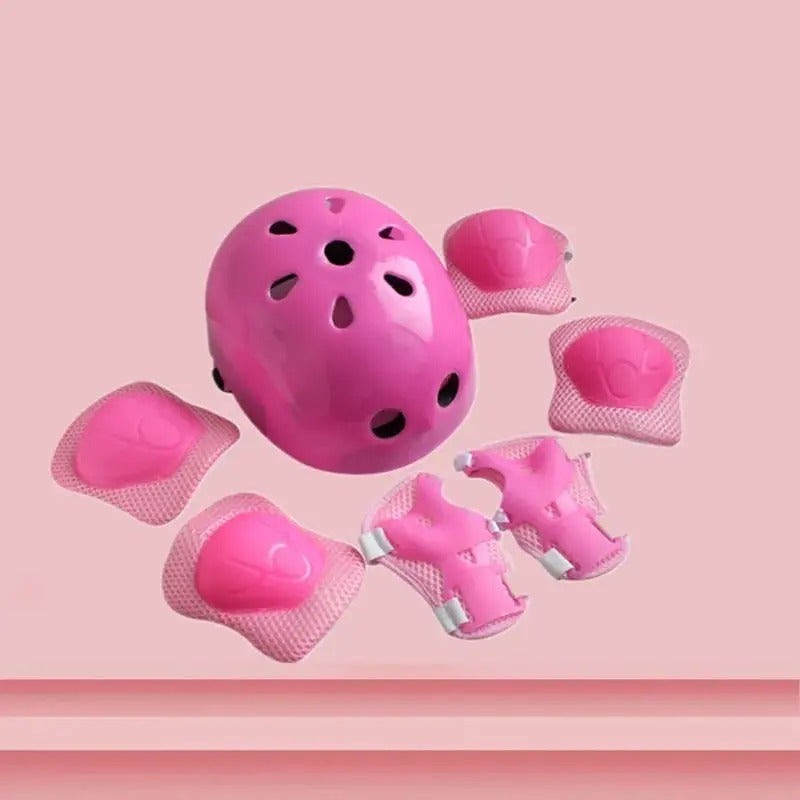 Patines Roller 4 Ruedas + Kit De Protección Casco