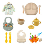 Kit De Alimentación Silicona Bebé, Plato, Regalo
