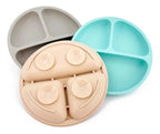 Kit De Alimentación Silicona Bebé, Plato, Regalo