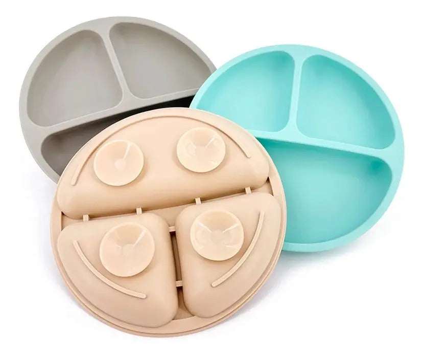 Kit De Alimentación Silicona Bebé, Plato, Regalo