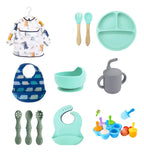 Kit De Alimentación Silicona Bebé, Plato, Regalo