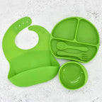 Kit Alimentación Silicona Bebé Comer, Regalo Baby Shower