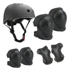 Kit De Casco + Rodilleras Para Niños Patinaje O Bici