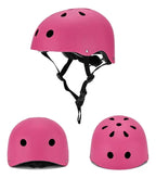 Kit De Casco + Rodilleras Para Niños Patinaje O Bici